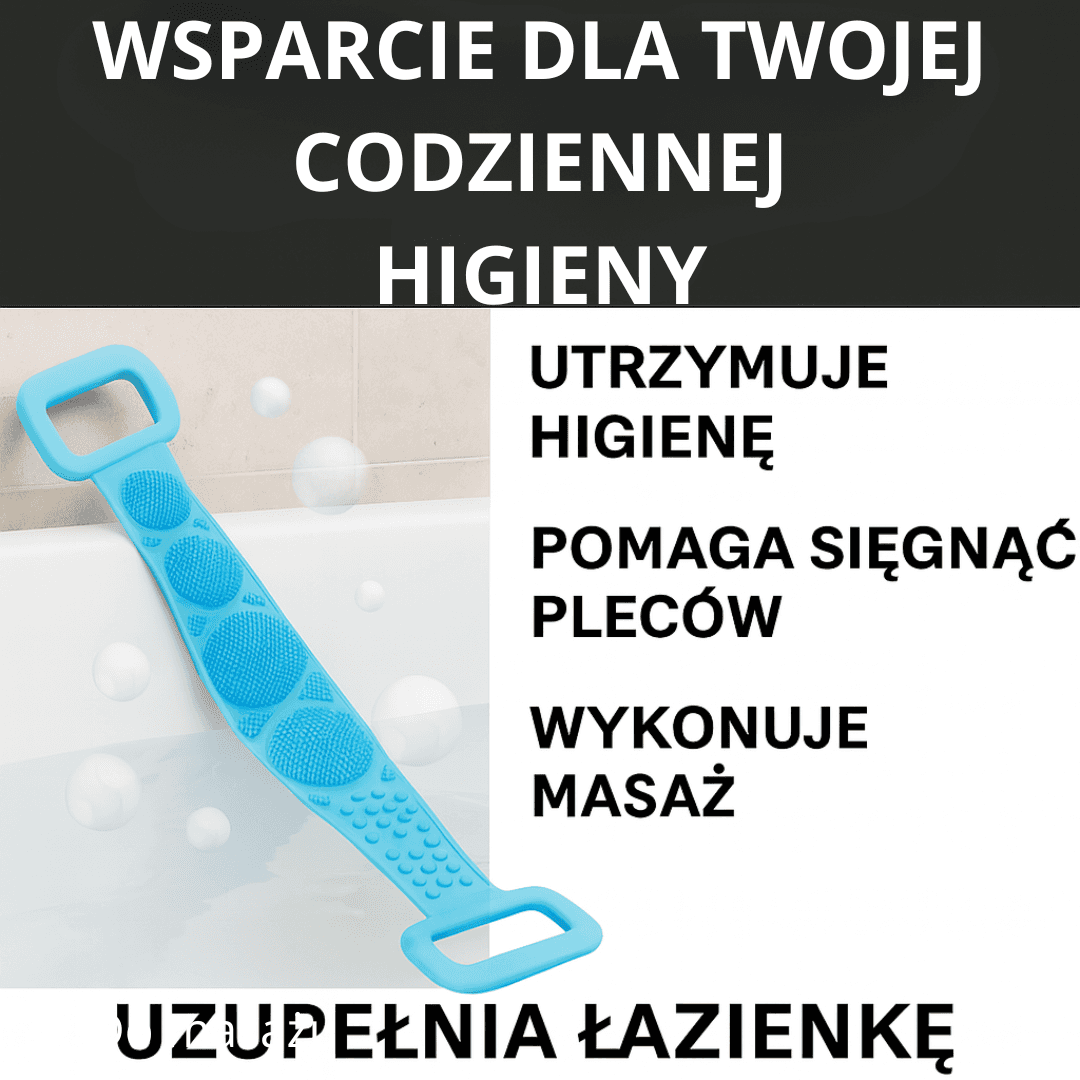 SensiMyjka™ – silikonowa myjka dla komfortu i samodzielności